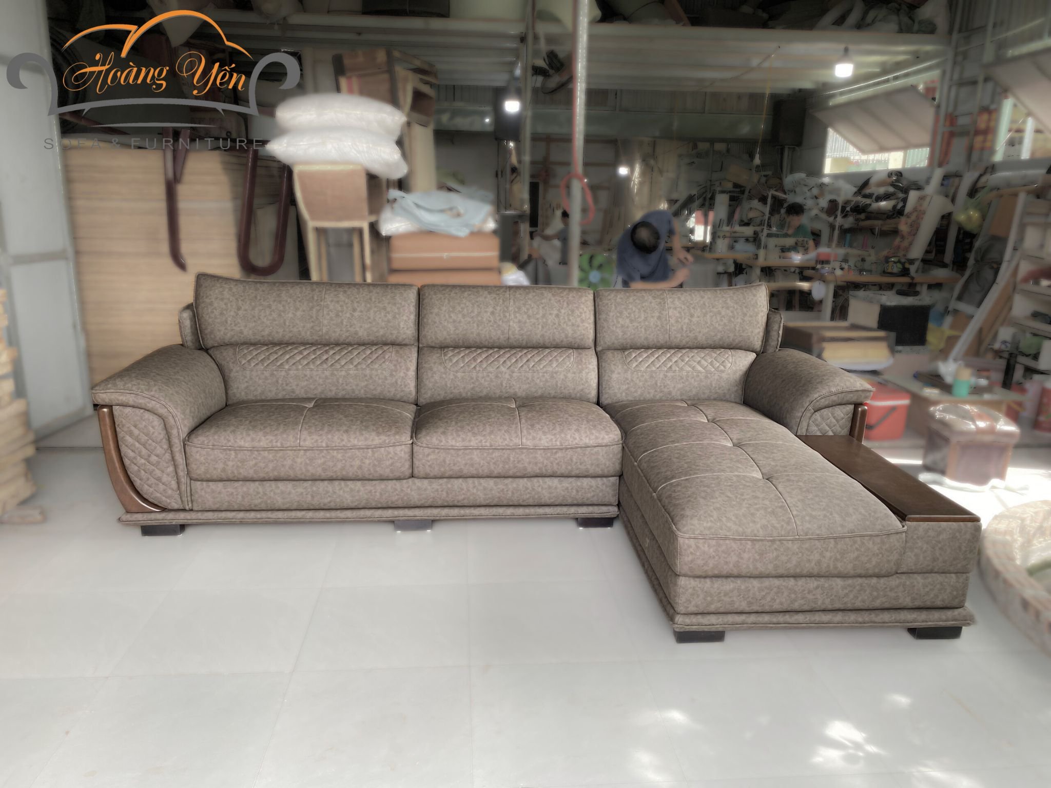 sofa da góc L SHY336