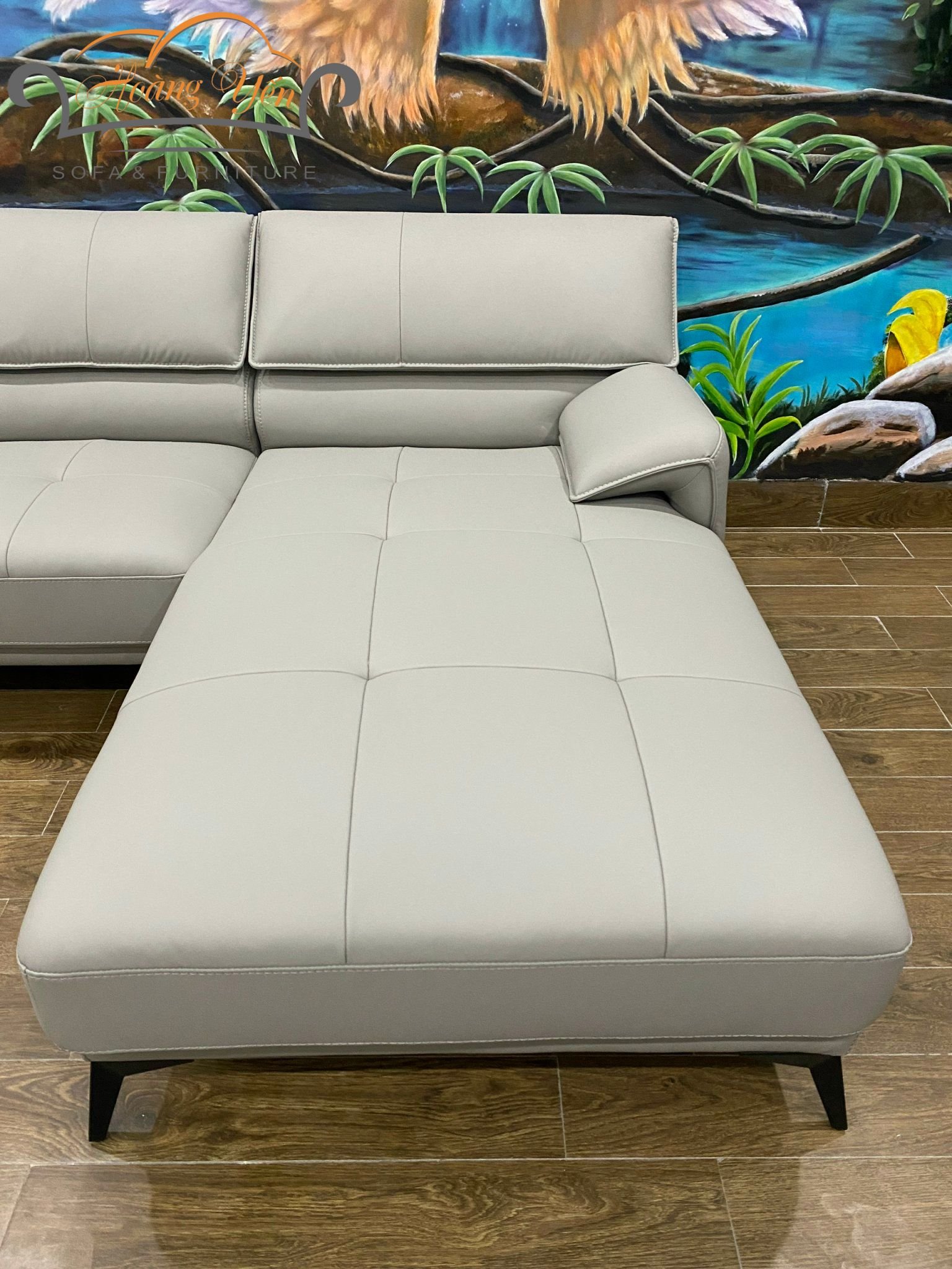 Sofa da góc L SHY409