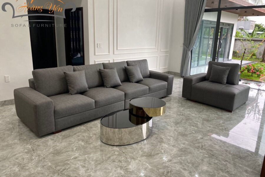 sofa da phòng khách SHY413