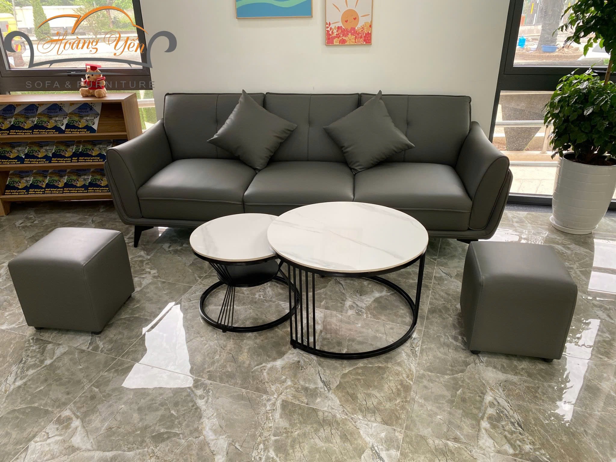 sofa văng da SHY366