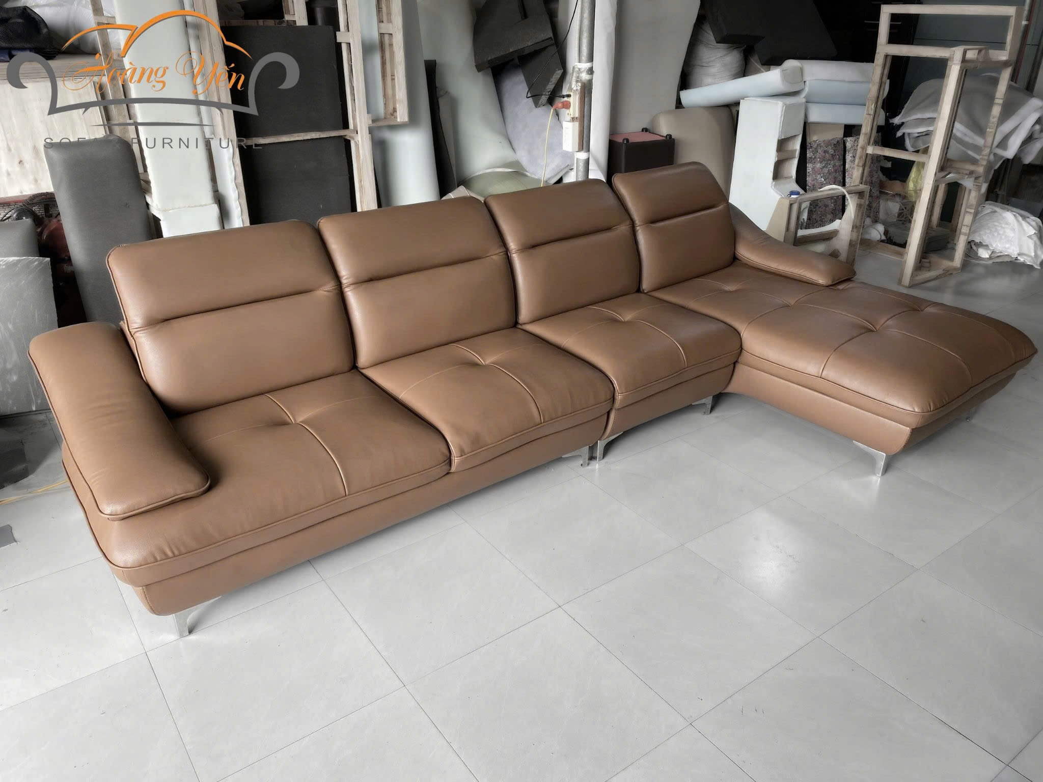 sofa da góc L SHY226