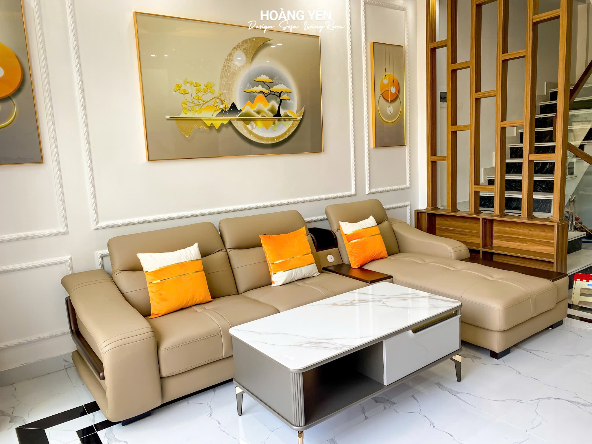 sofa da góc L SHY305