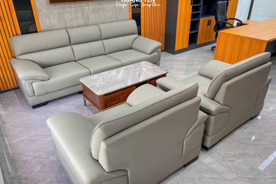 sofa da phòng khách SHY405