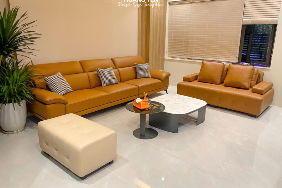 sofa da phòng khách SHY416