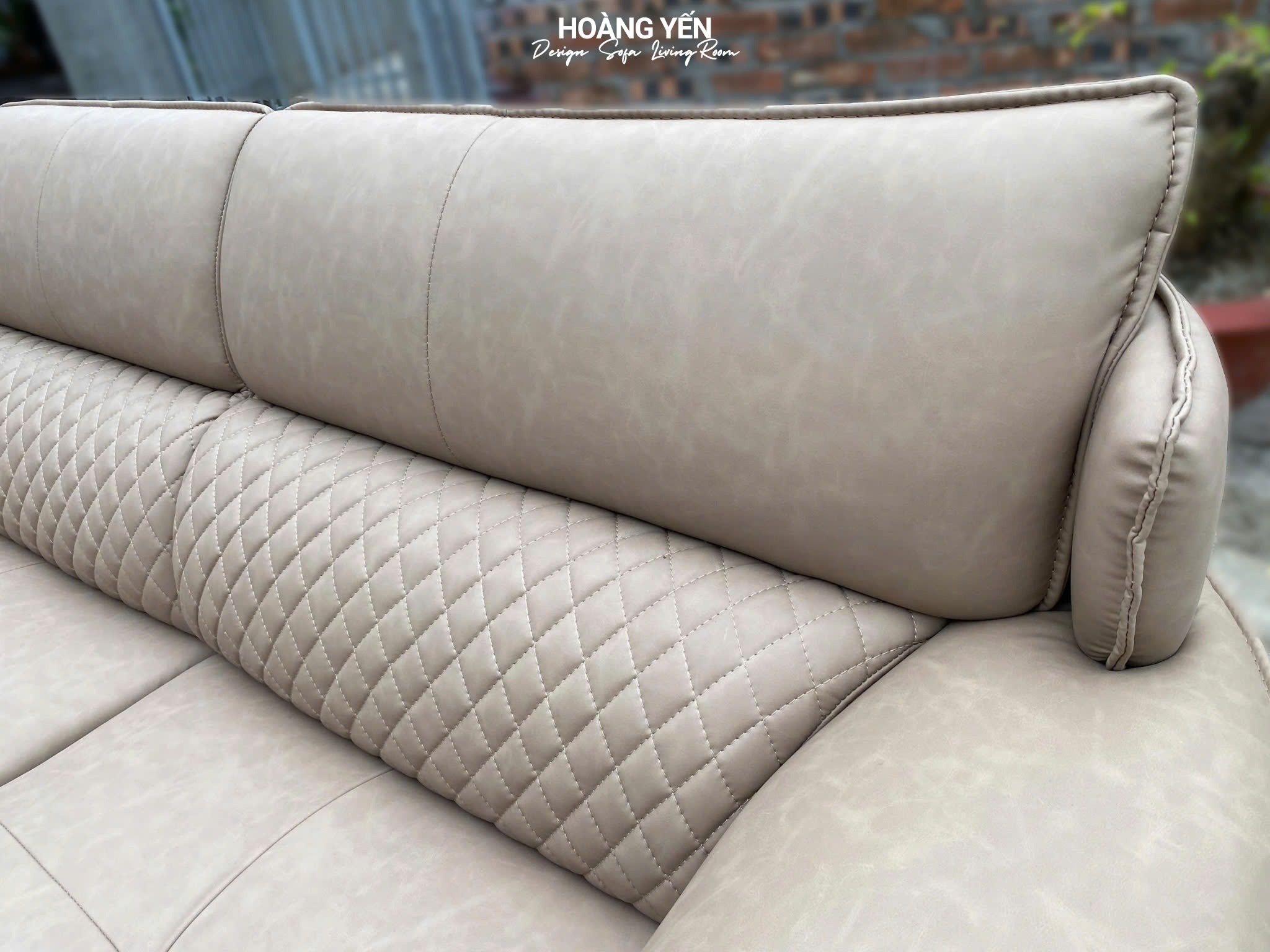 sofa góc L SHY336 be loang