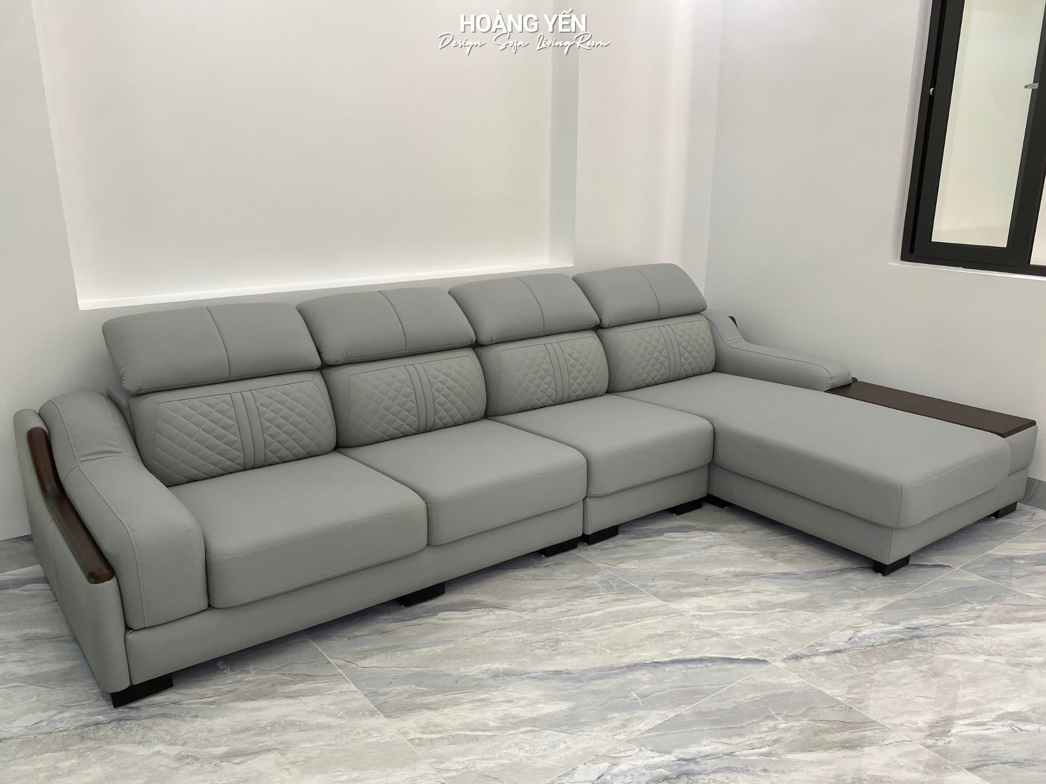 sofa da góc L SHY369