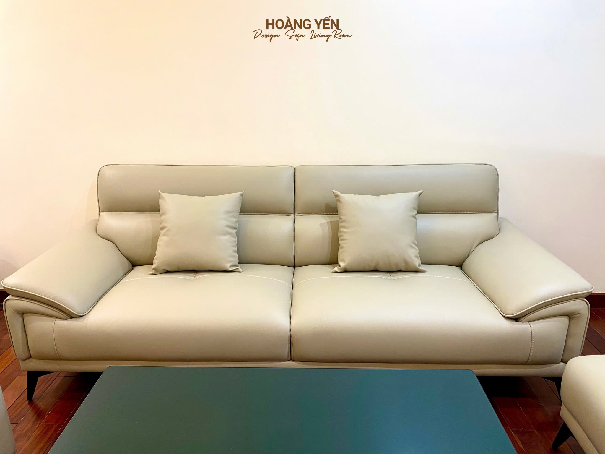 Bàn giao sofa văng da SHY405