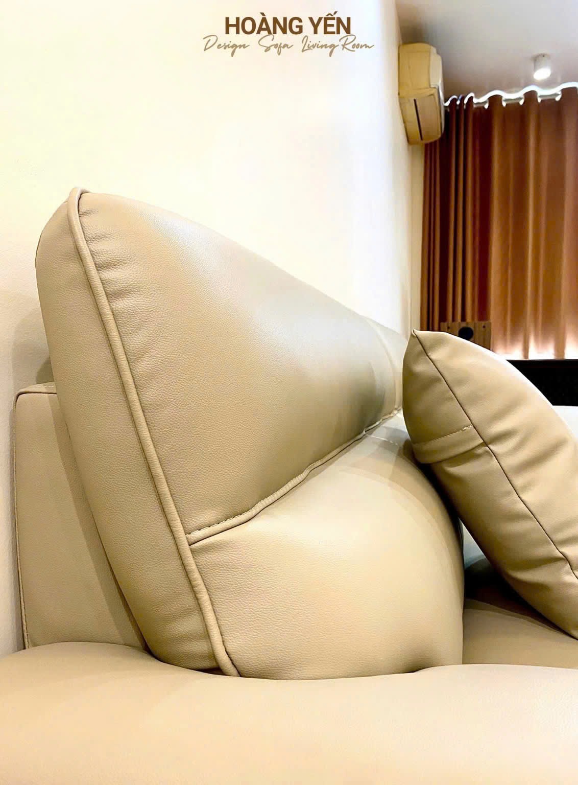 Bàn giao sofa văng da SHY405