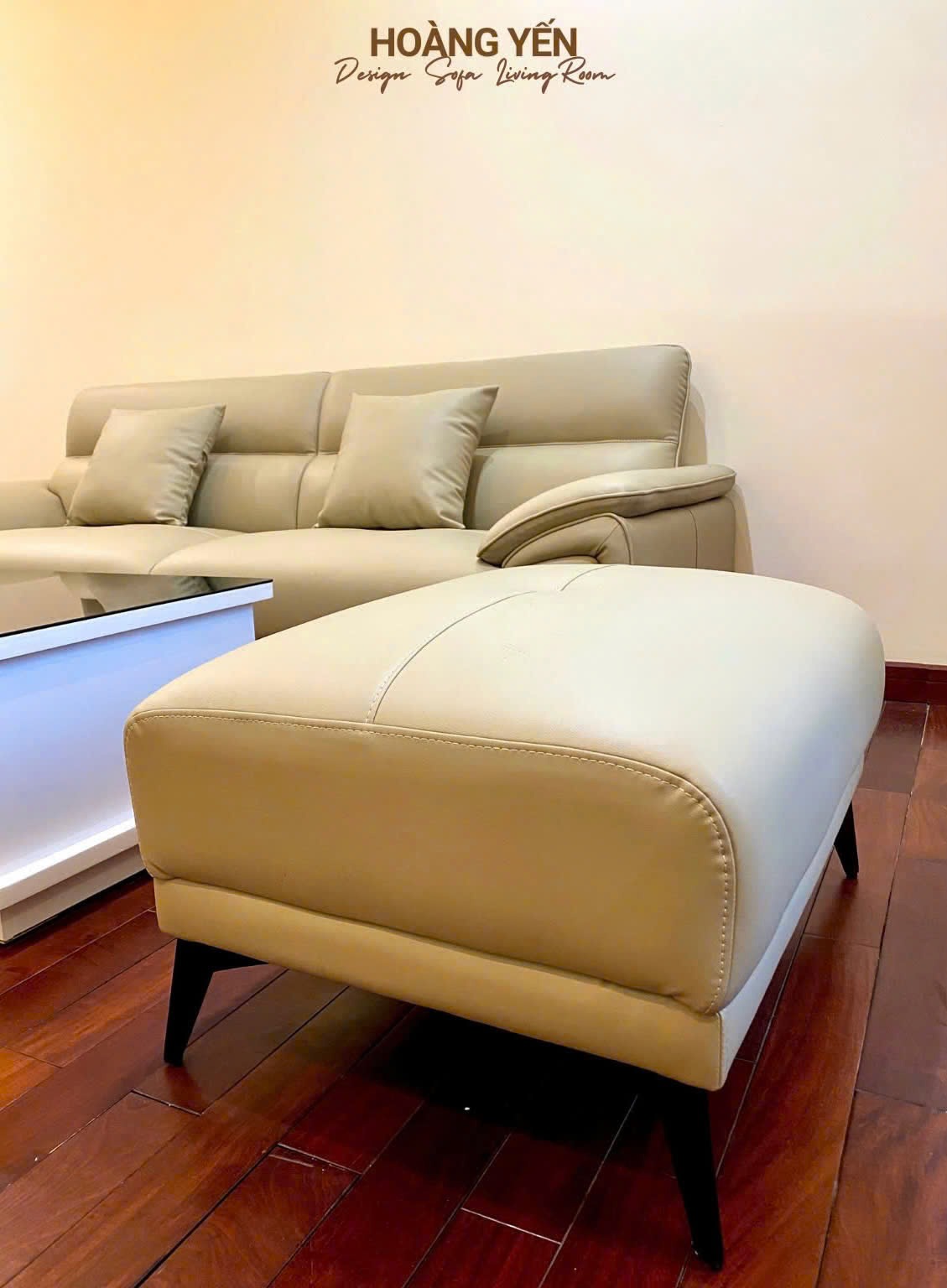 Bàn giao sofa văng da SHY405