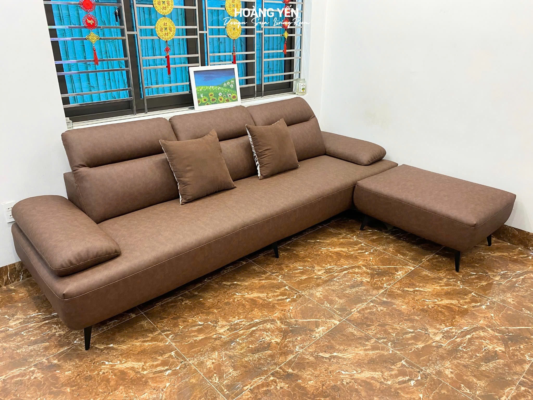 sofa văng da SHY412