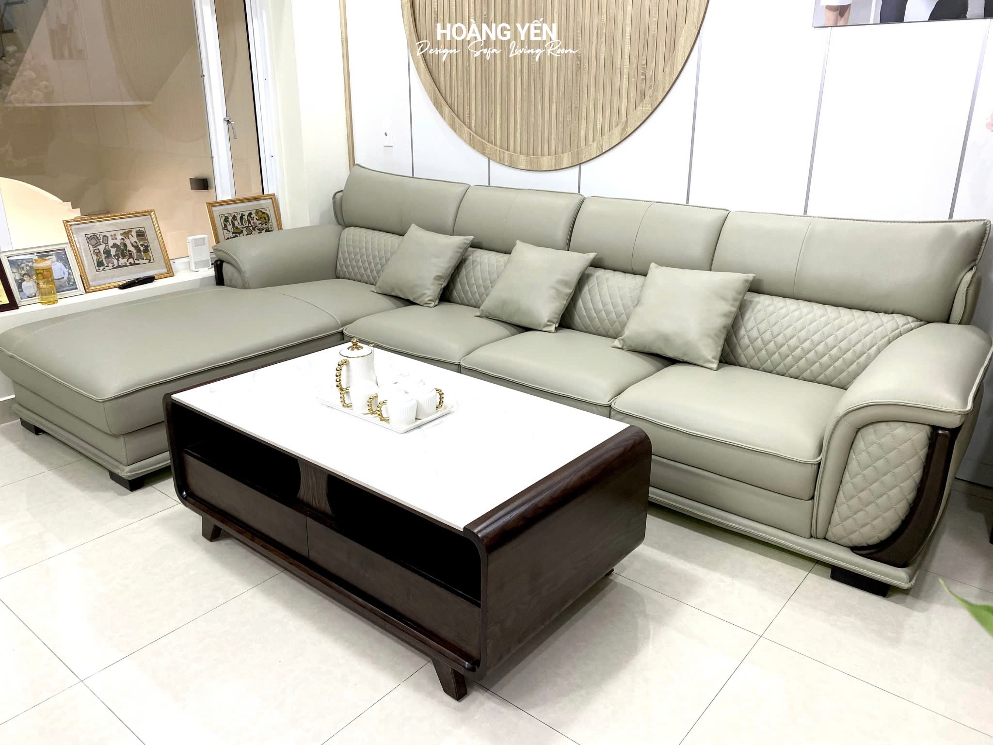 sofa da góc L SHY336