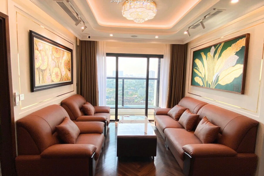 sofa da phòng khách SHY378