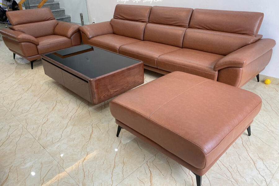 sofa da phòng khách SHY416