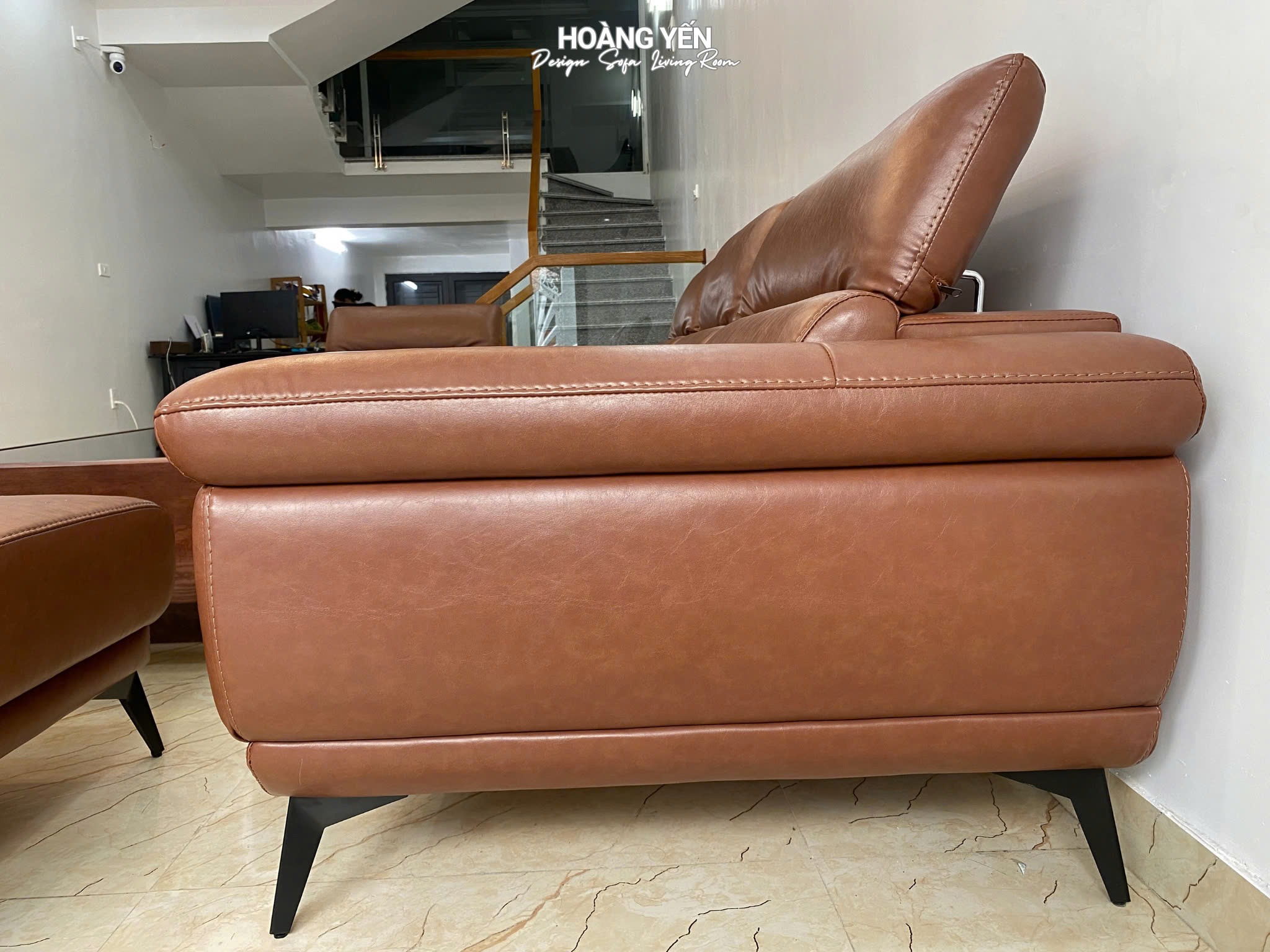 Sofa phòng khách SHY416 nâu bò