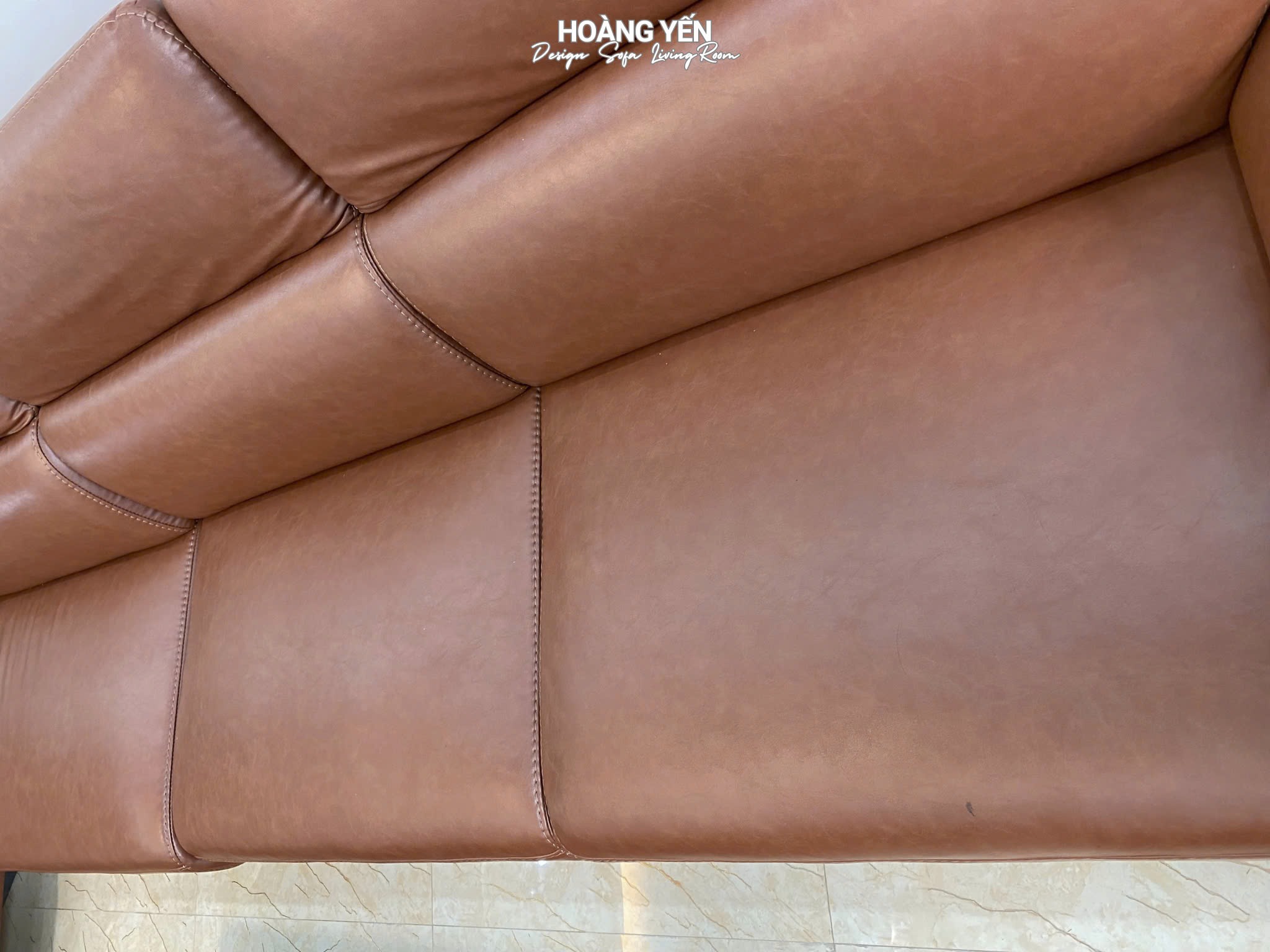 Sofa phòng khách SHY416 nâu bò