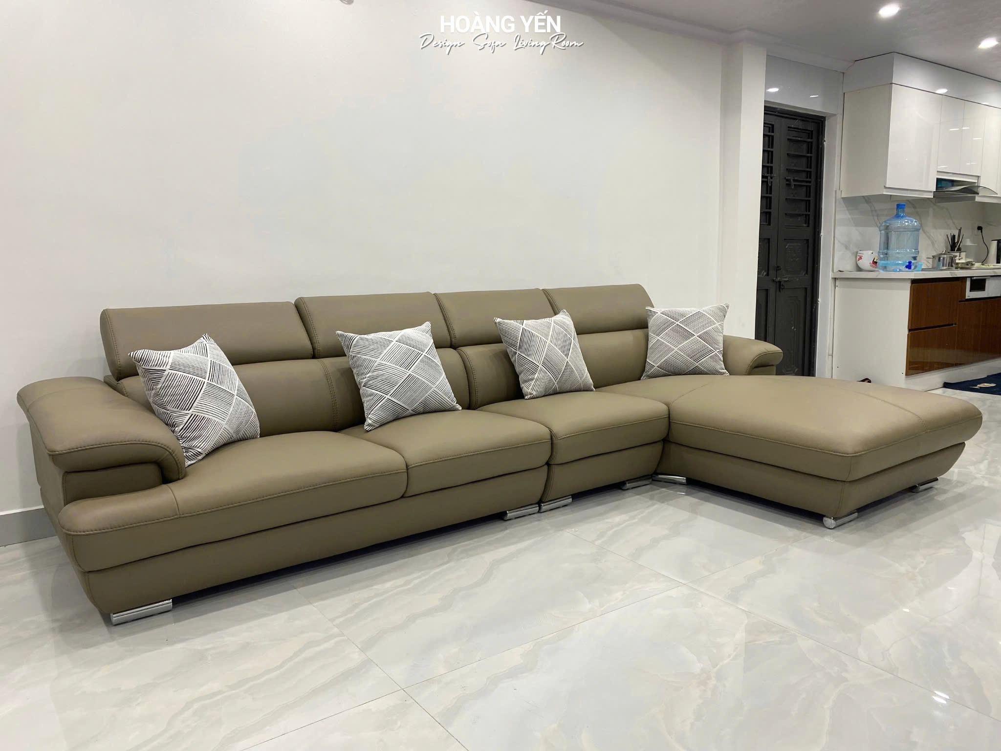 sofa da góc L SHY339