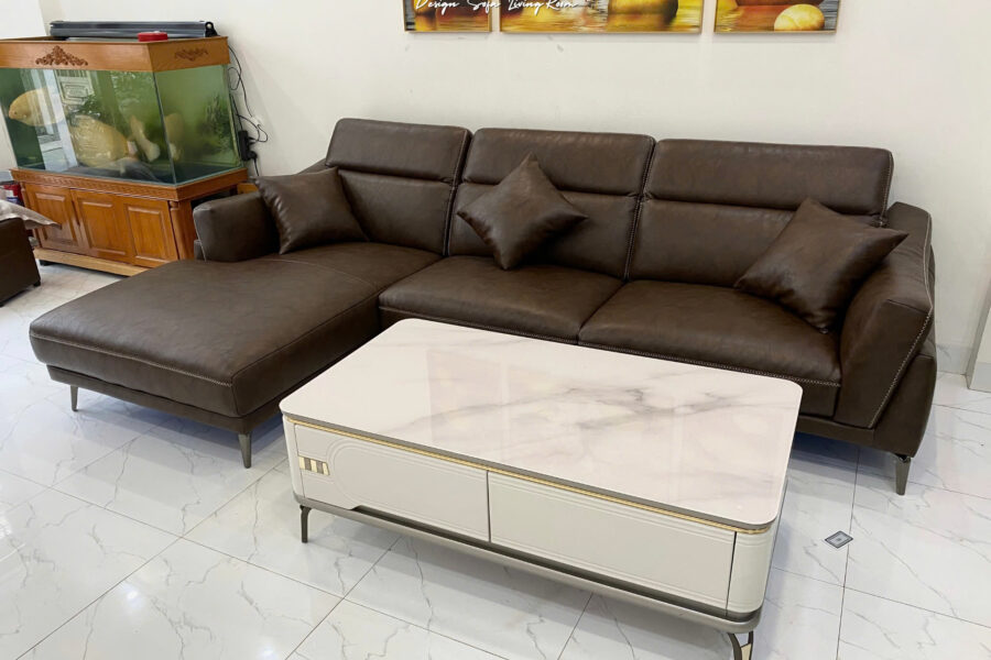 sofa da góc L SHY347