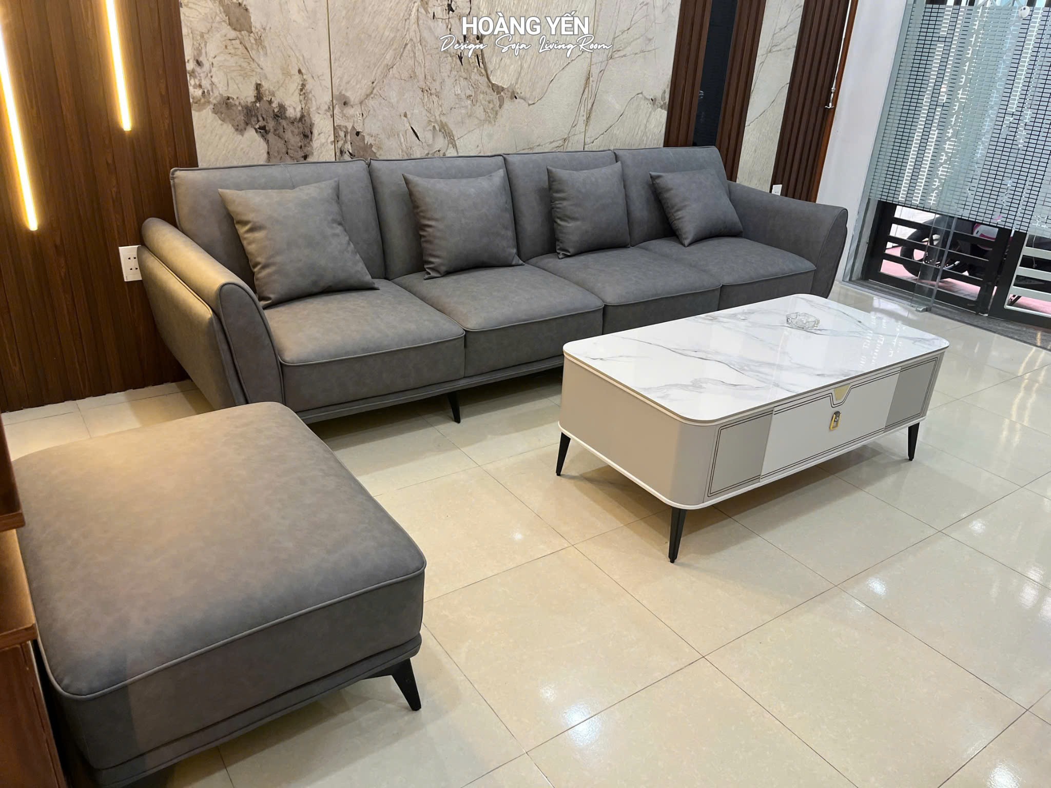 sofa văng da SHY366