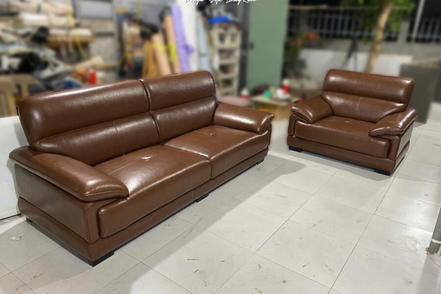 sofa da phòng khách SHY405