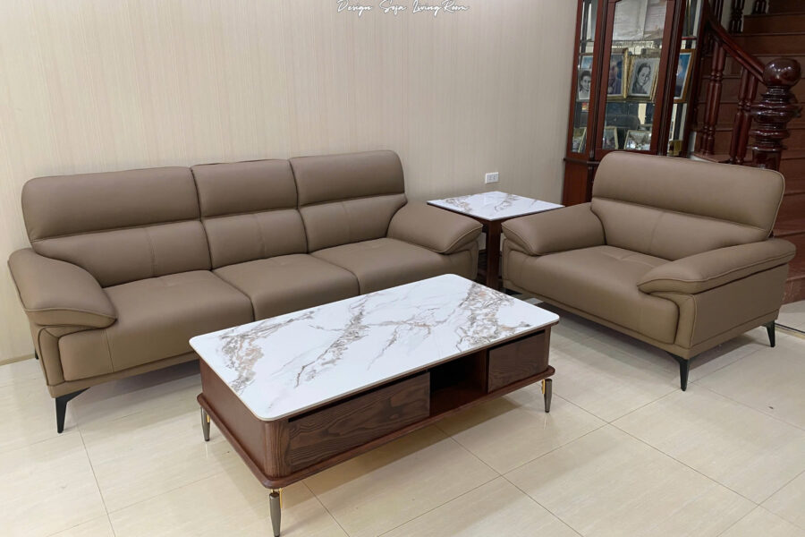 sofa da phòng khách SHY405