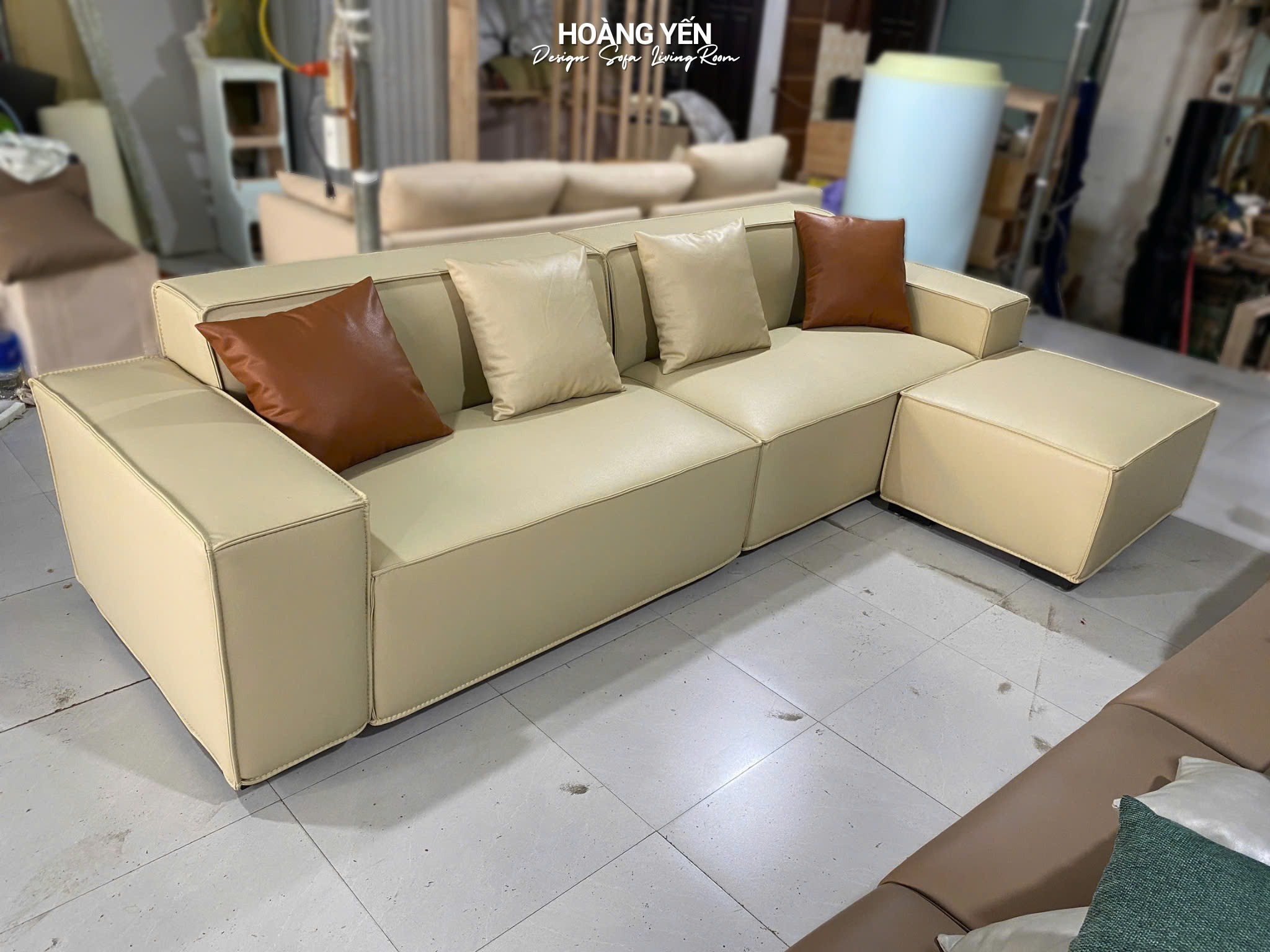 sofa văng da SHY399