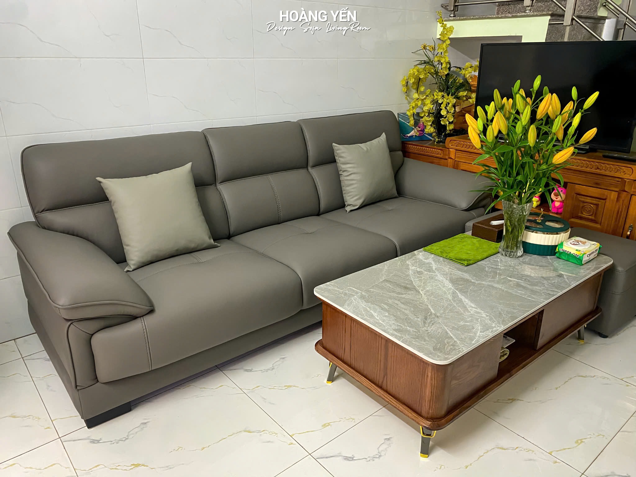 sofa văng da SHY405