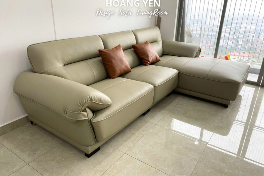 Sofa da góc L SHY426