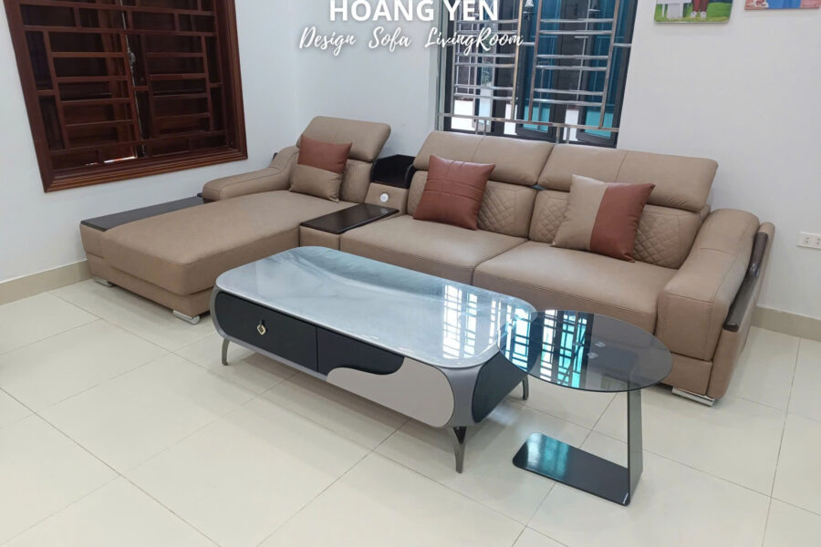 sofa da góc L SHY369