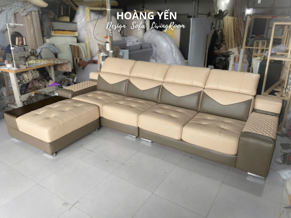sofa da góc L SHY427