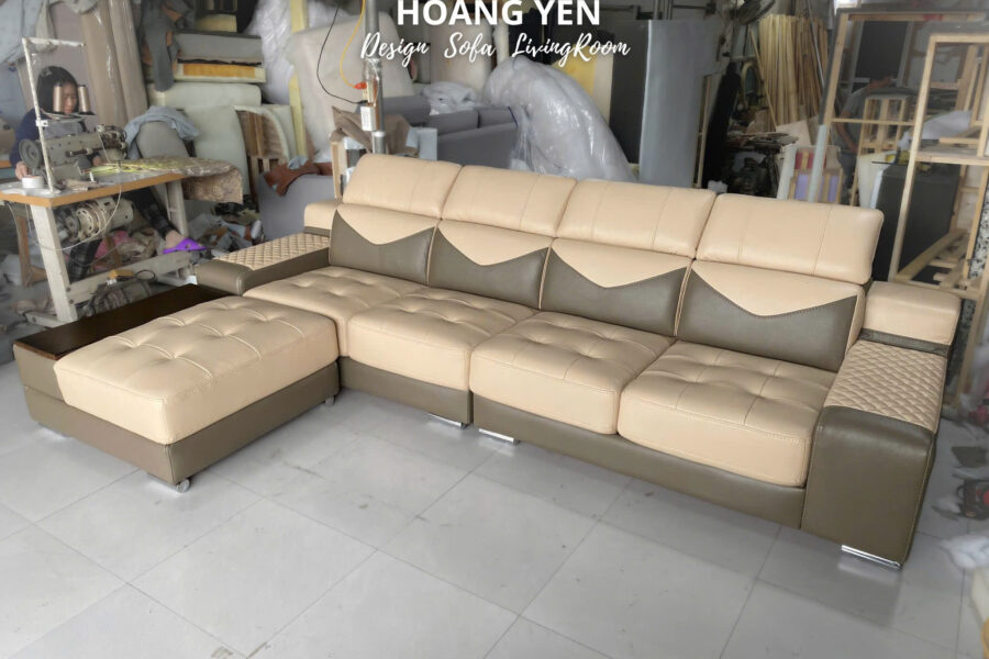 sofa da góc L SHY427