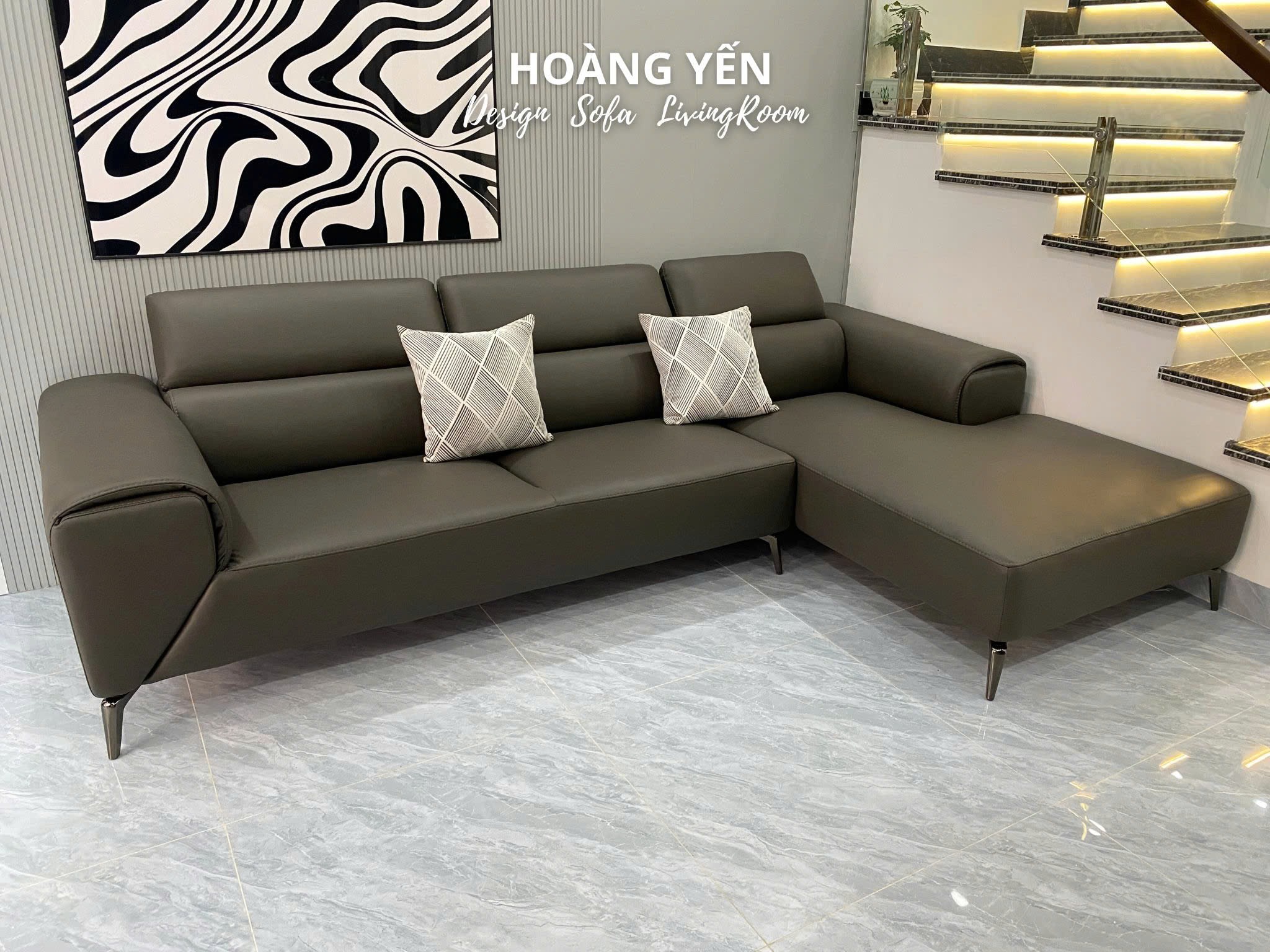 sofa da góc L SHY432