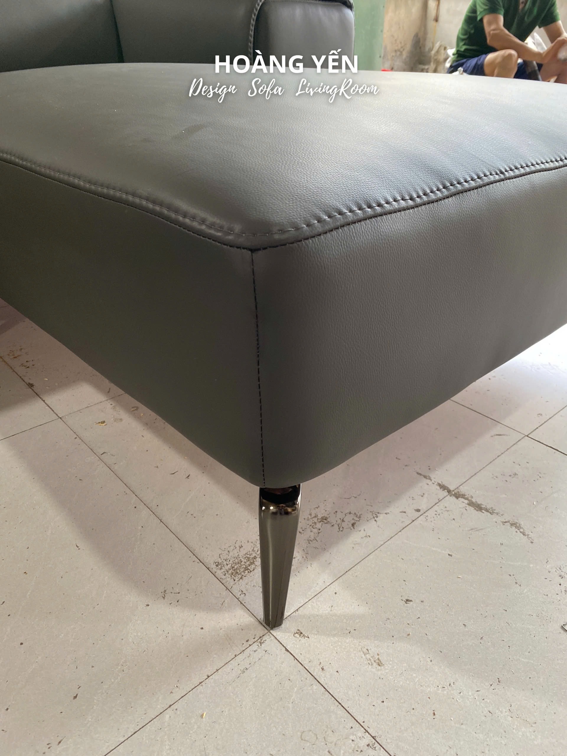 Sofa da góc L SHY432