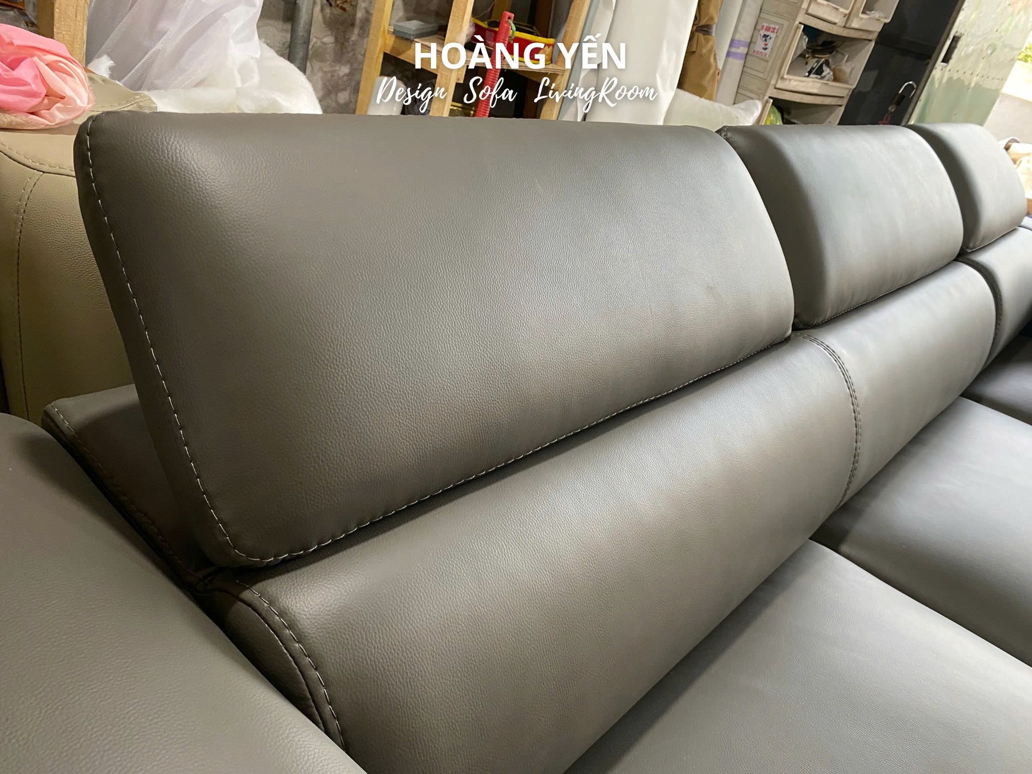 Sofa da góc L SHY432