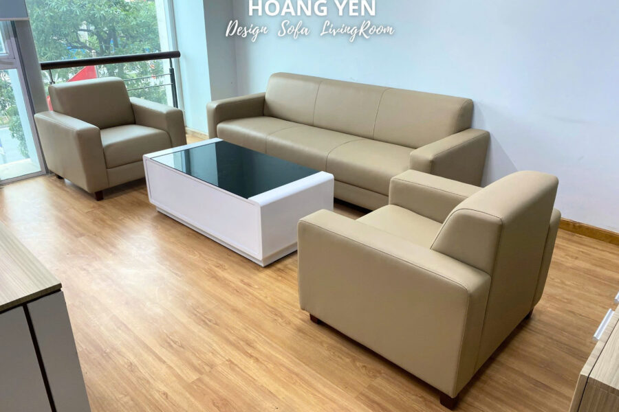 sofa da phòng khách SHY431