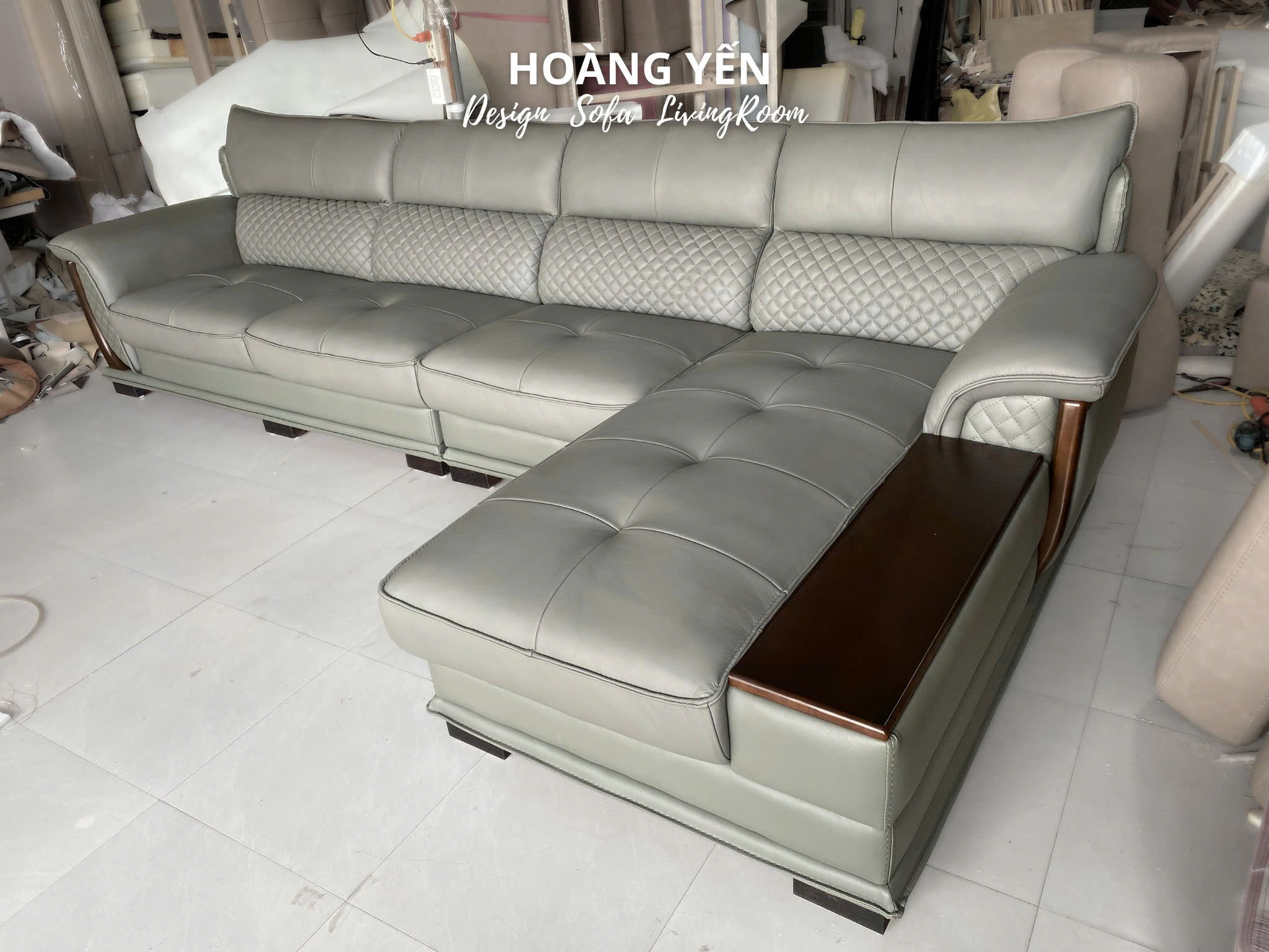 Sofa da thật SHY336