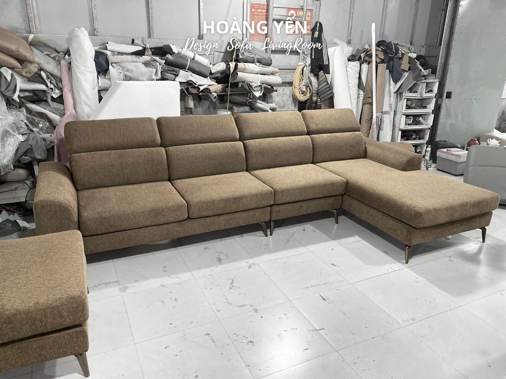sofa nỉ góc L SHY429