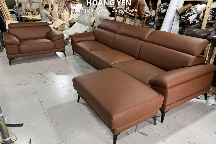 sofa da phòng khách SHY416