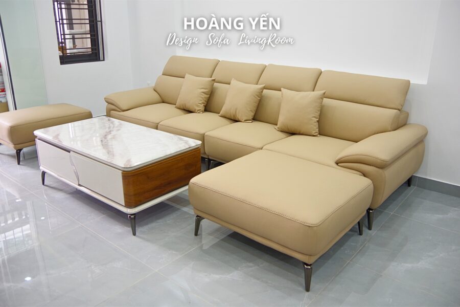 sofa da góc L SHY434