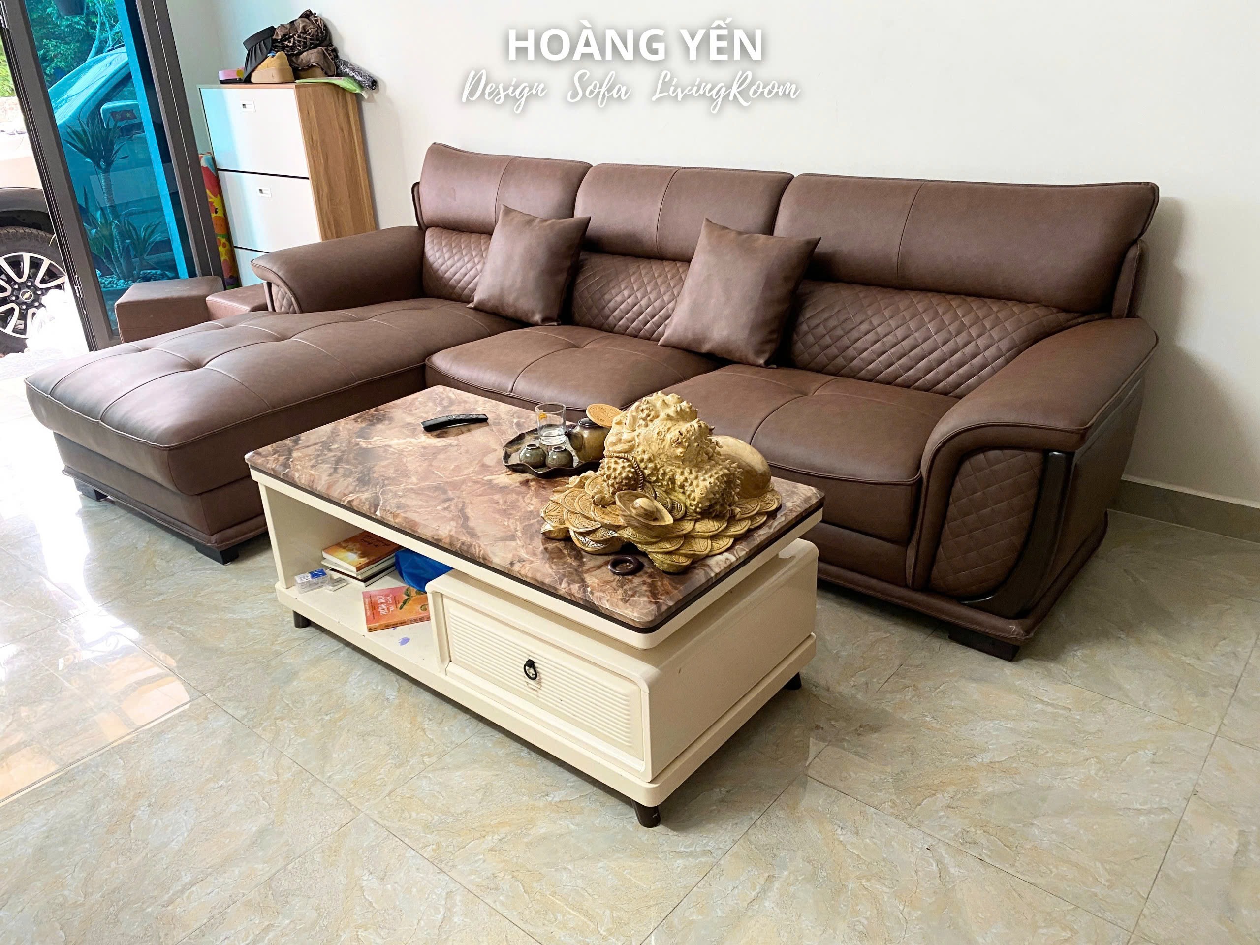 sofa da góc L SHY336