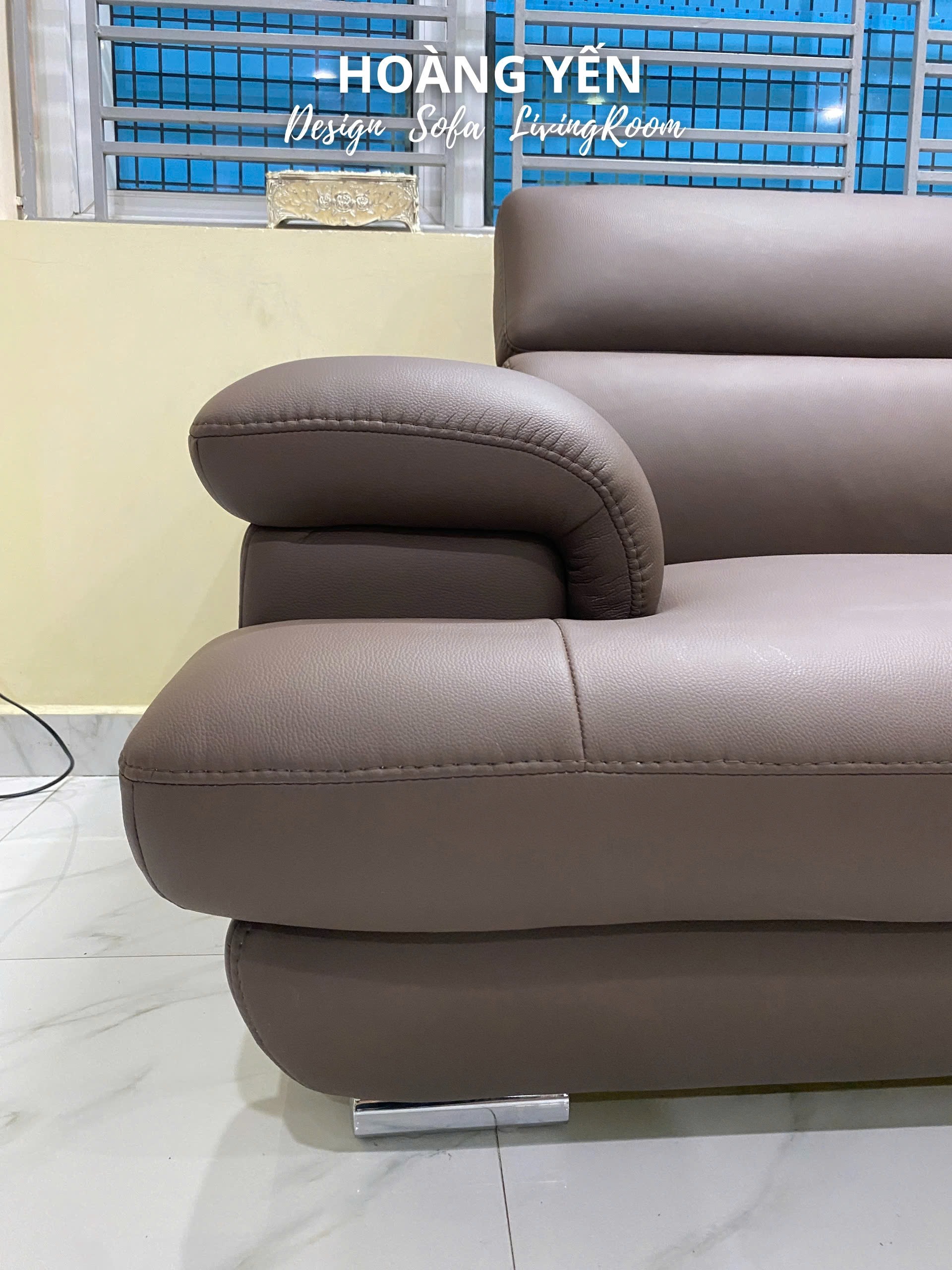 Sofa góc L SHY339 quây kín tựa