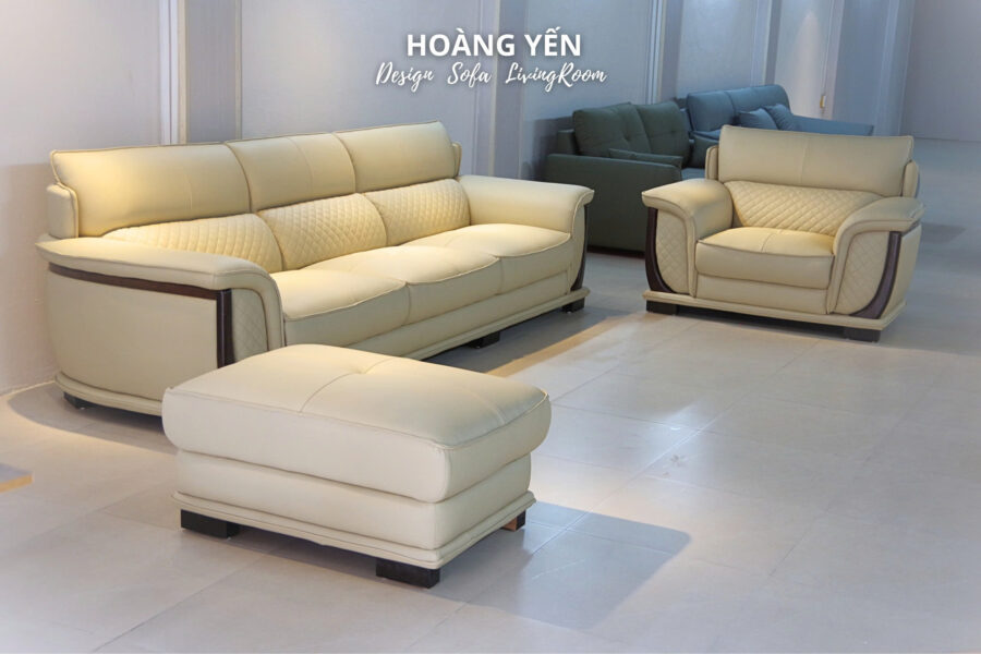 sofa da phòng khách SHY336