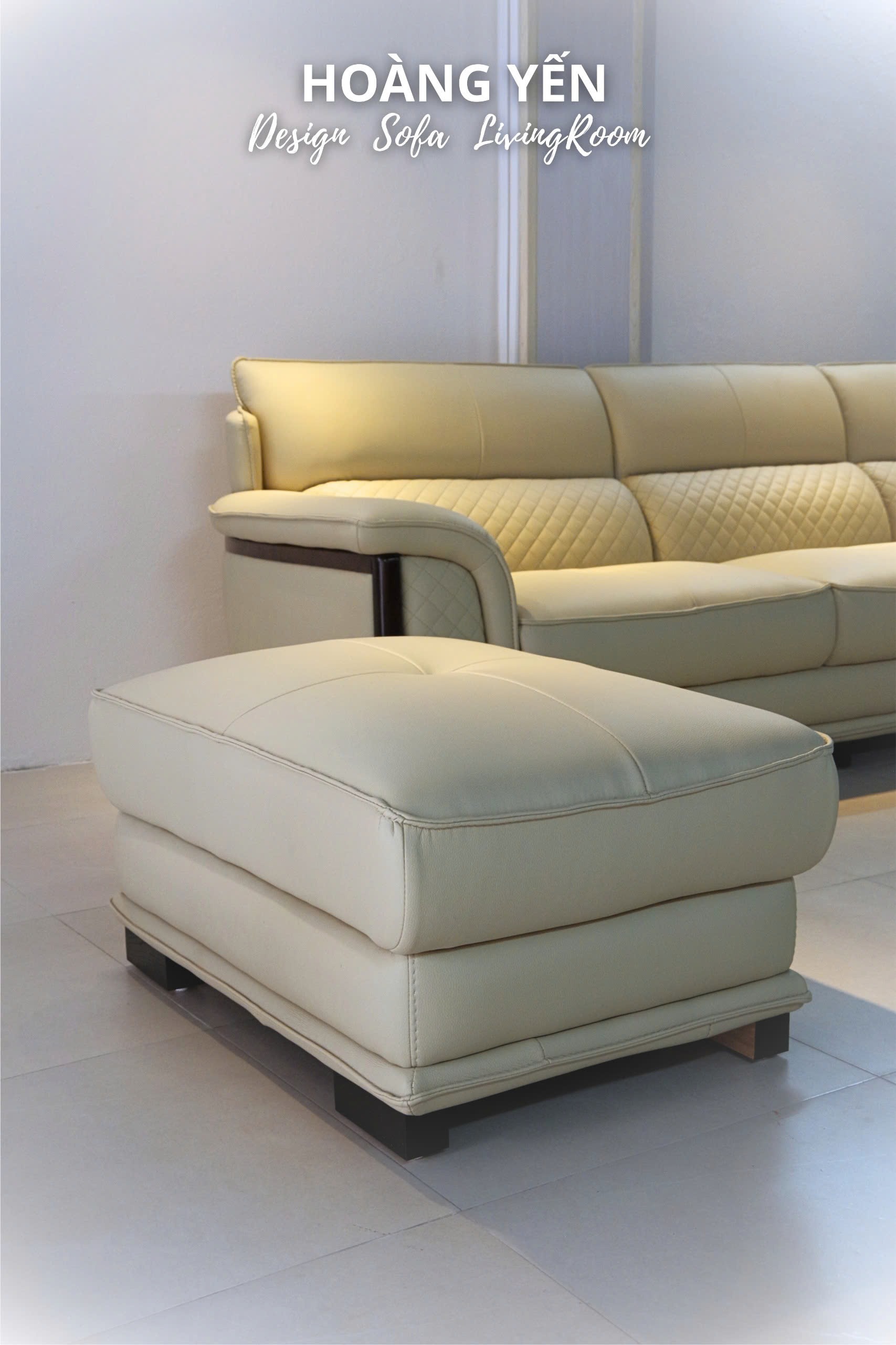 Sofa da phòng khách SHY336