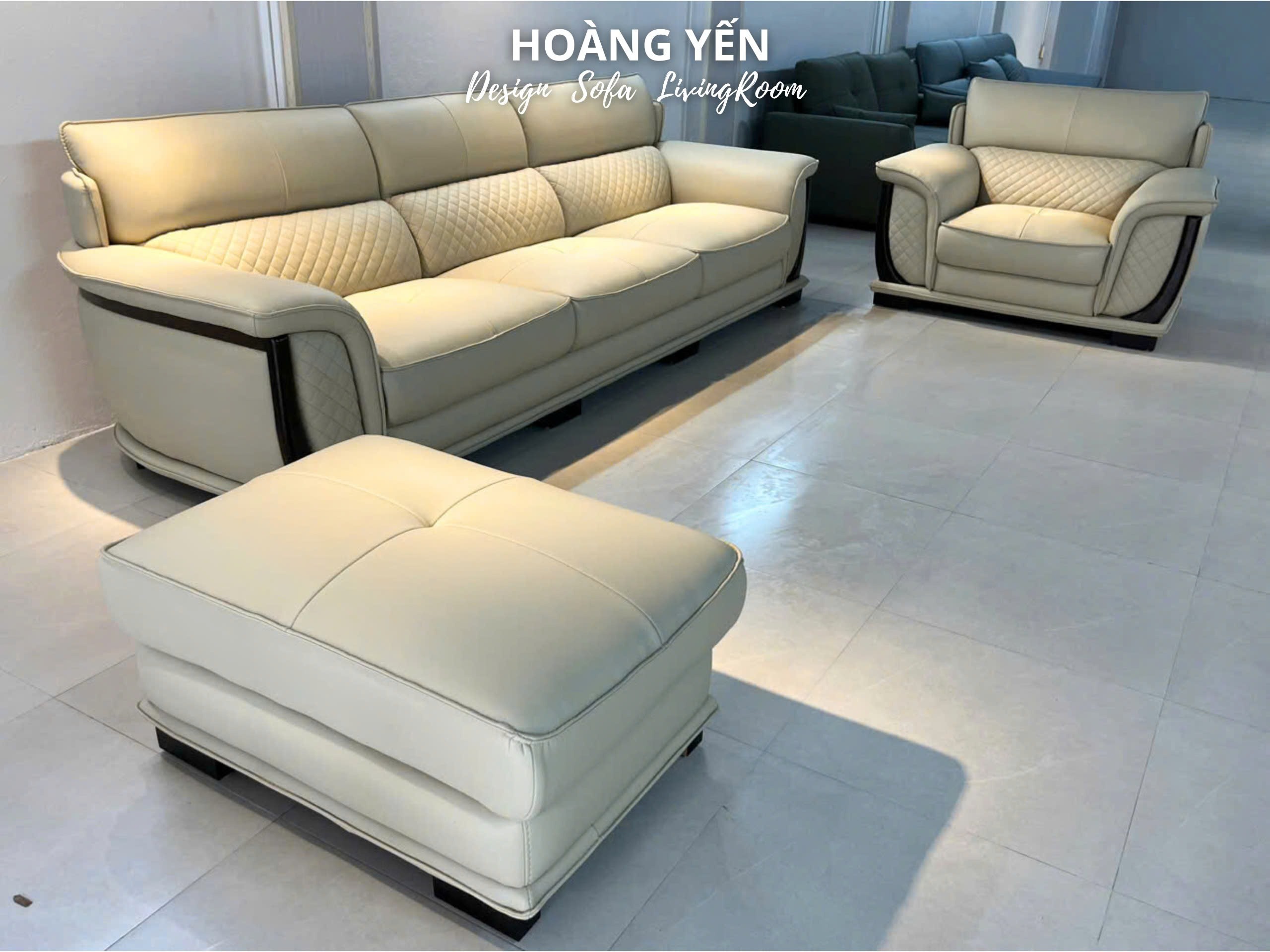 Sofa da phòng khách SHY336