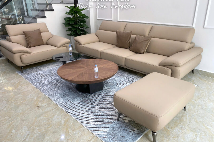 sofa da phòng khách SHY434