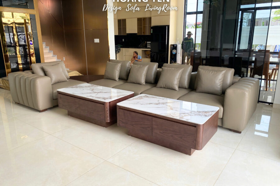 sofa da góc L SHY437