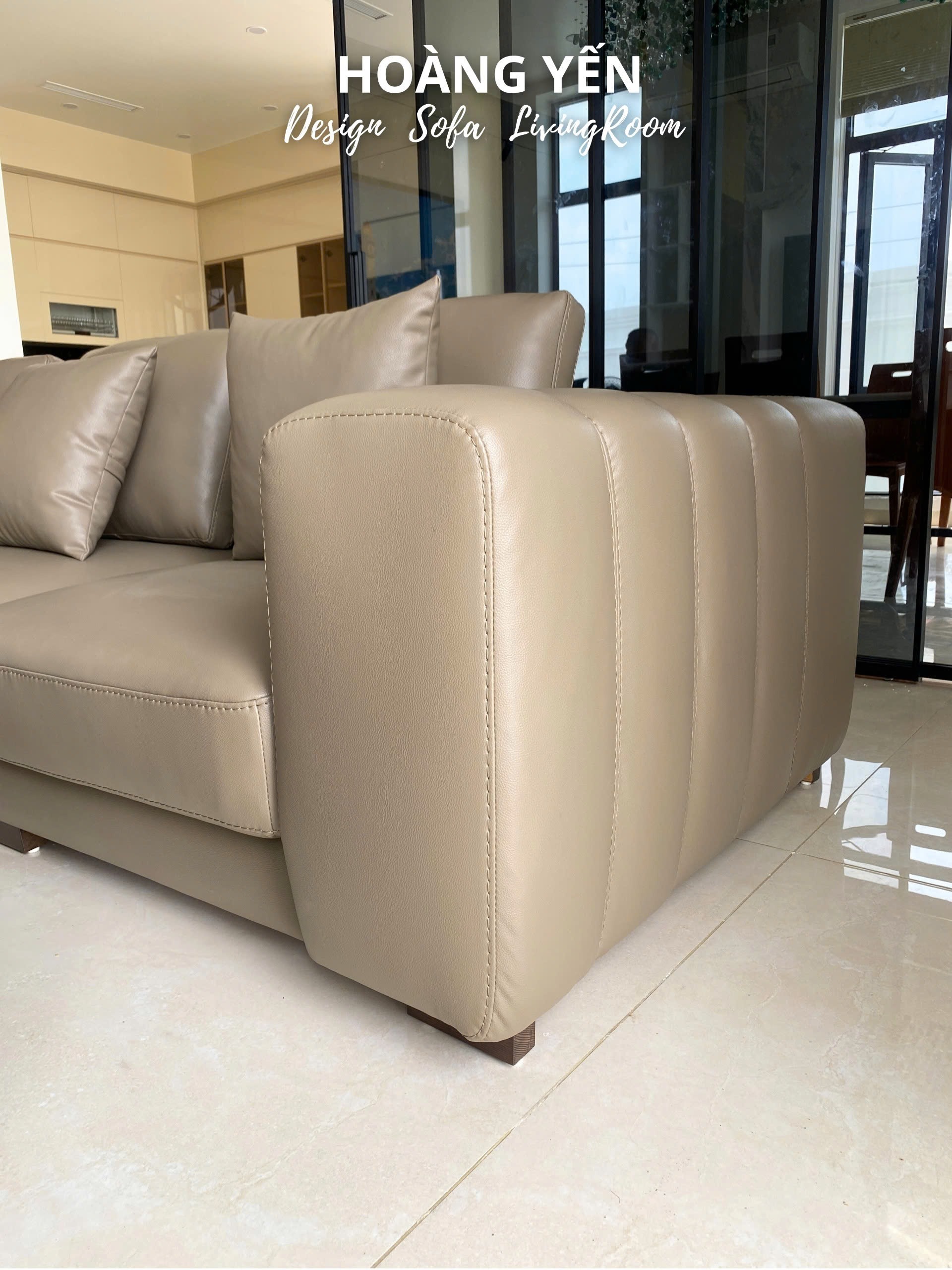 Sofa da góc L SHY437