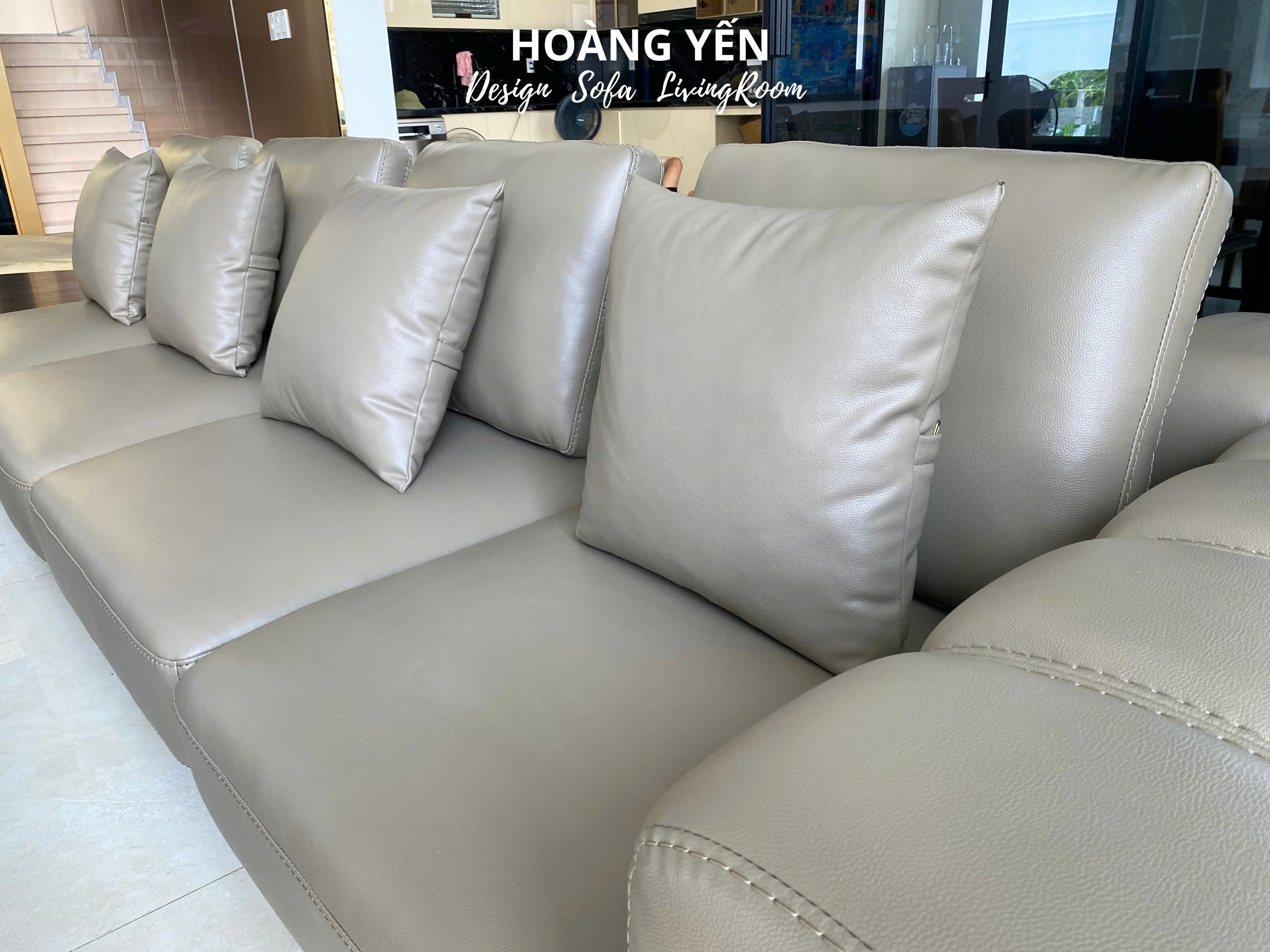 Sofa da góc L SHY437