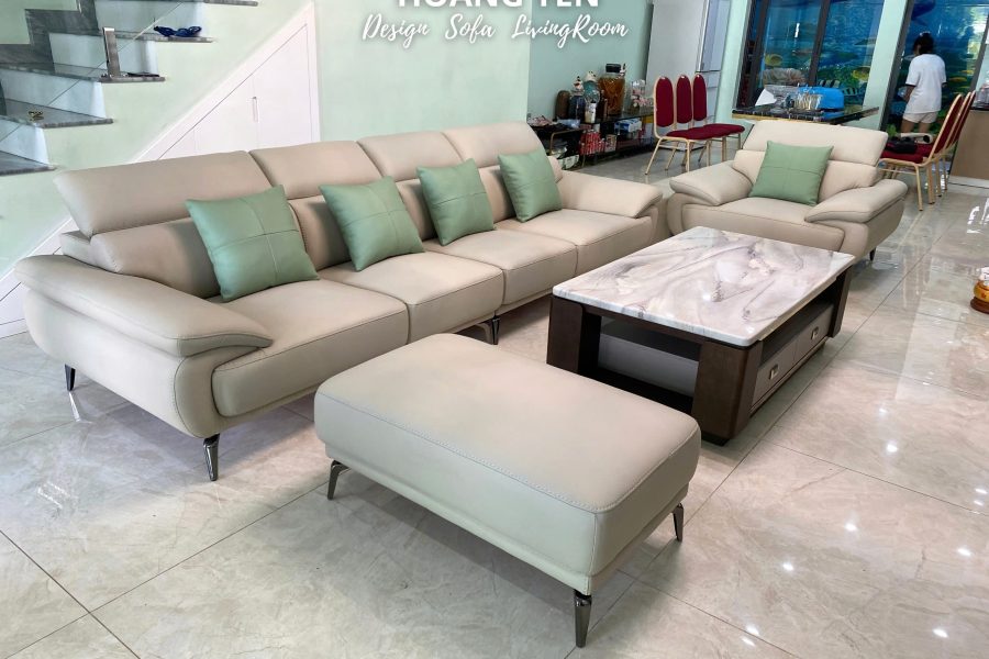 sofa da phòng khách SHY434