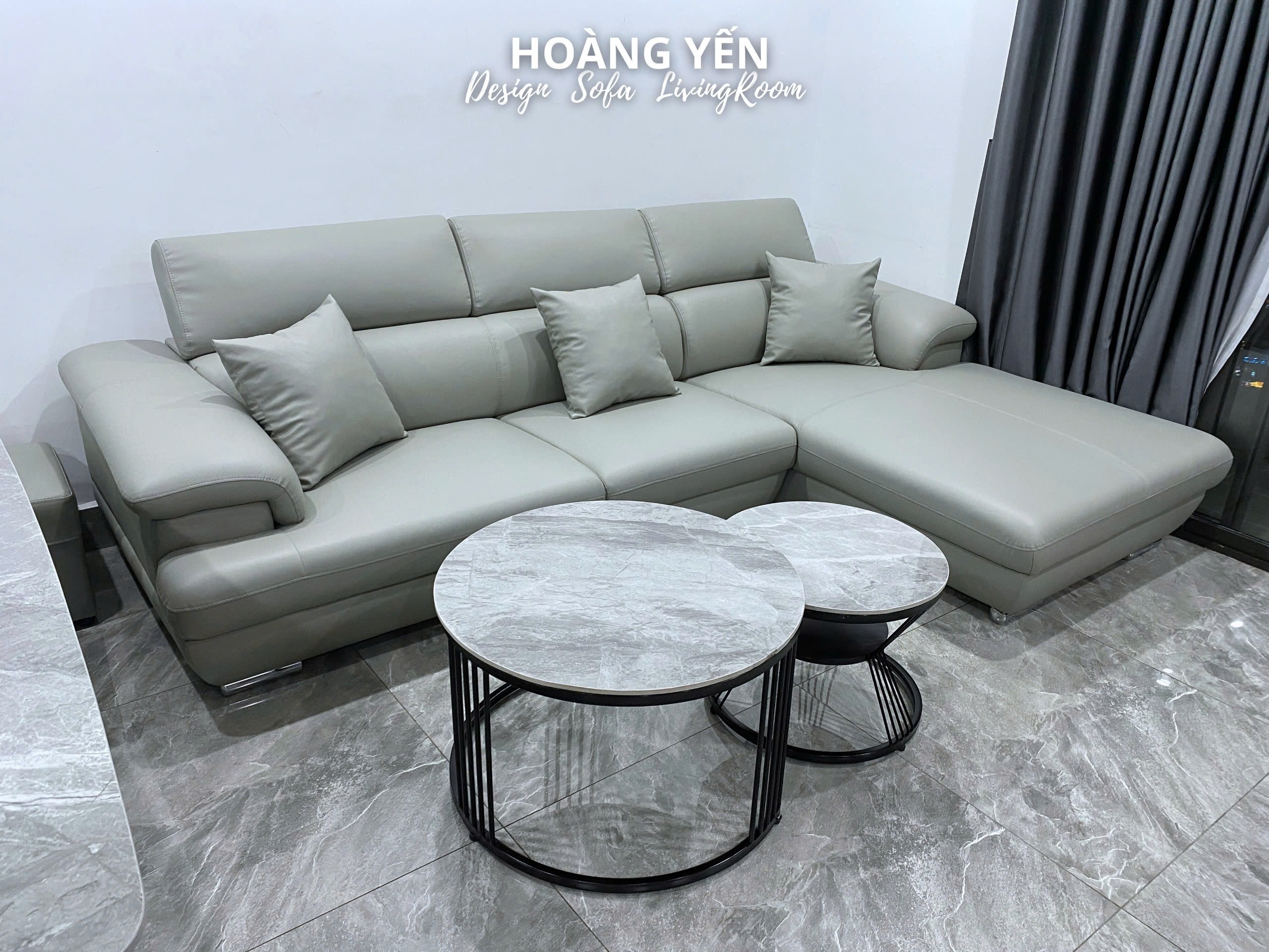 sofa da góc L SHY399