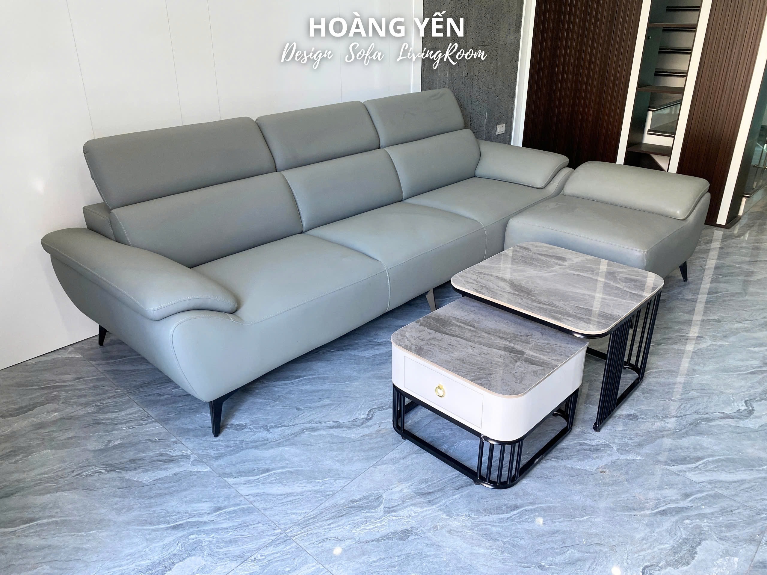 sofa da góc L SHY423